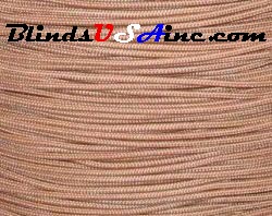 1.8 millimeter cord, poly shade cord, color praline