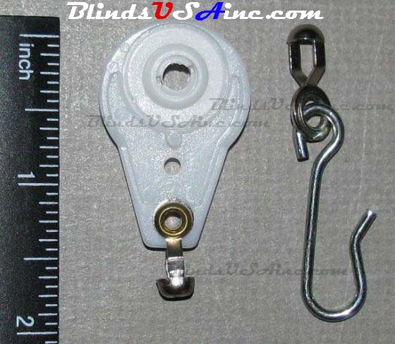 Kirsch Architrac Ball Bearing Carrier with Hook and Eyelet, Item # DRP-9687, Part # 9687-025