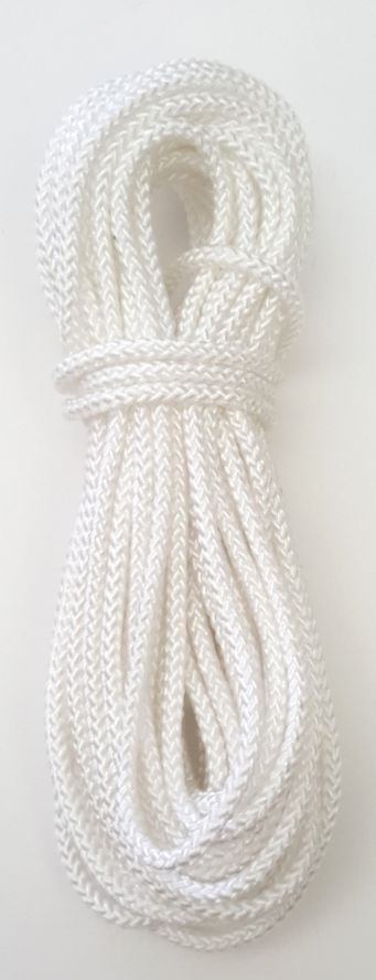 Cord remnant, 2.7mm, 23 feet long, color white