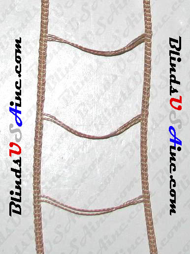 Mini Blind Ladder Cord, Color Beige #5497, 1-1/8" inside width