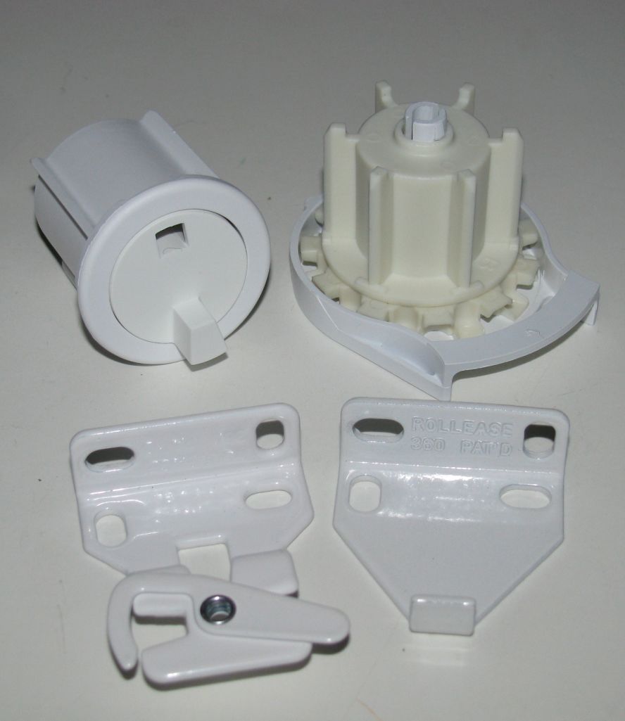 Rollease Roller Shade Clutch Control, Idler and Brackets Set, item # ROL-CR8C14-Set