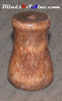 Wood Cord Tassel, color Walnut, #HOR-TAS1-WA, image1