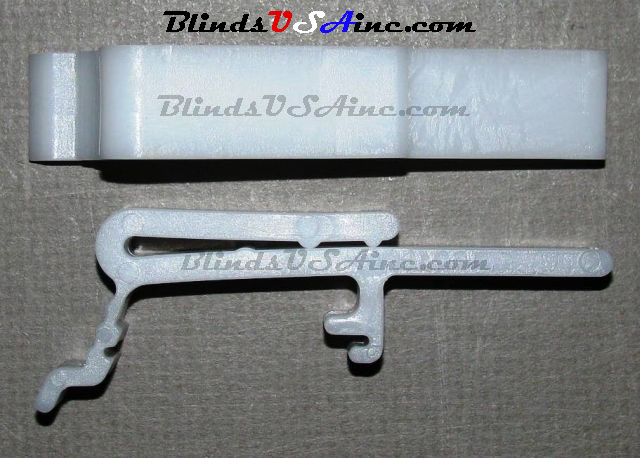 Vertical Blind Dust Cover Valance Clip, fits 1-9/16 inch headrail