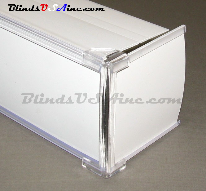 8 Pack Vertical Blind Dust Cover Valance Clip Holder Bracket