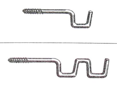 Kirsch curtain rod screw in double support bracket, part #6104B