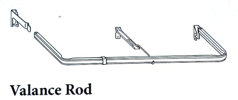 Kirsch Lockseam Valance Rod