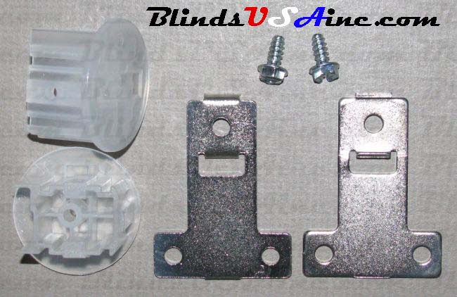 Kirsch Designer Metals Finial Plug Kit, 2 plugs, 2 Knickel finish retainers and screws