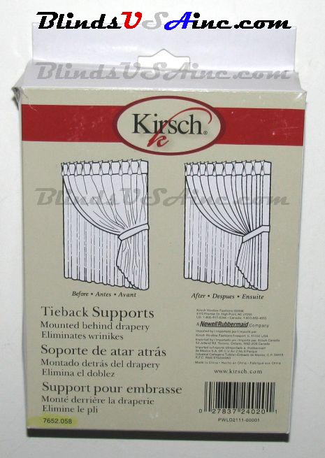 KIRSCH Concealed Tieback Holders 
