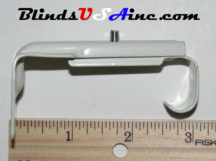 Graber regular duty oval rod single support bracket, part #9-332-1 Outer, measurements