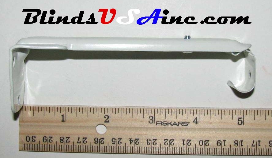 Graber regular duty oval rod single extended support bracket, part #0-809-1, measurements