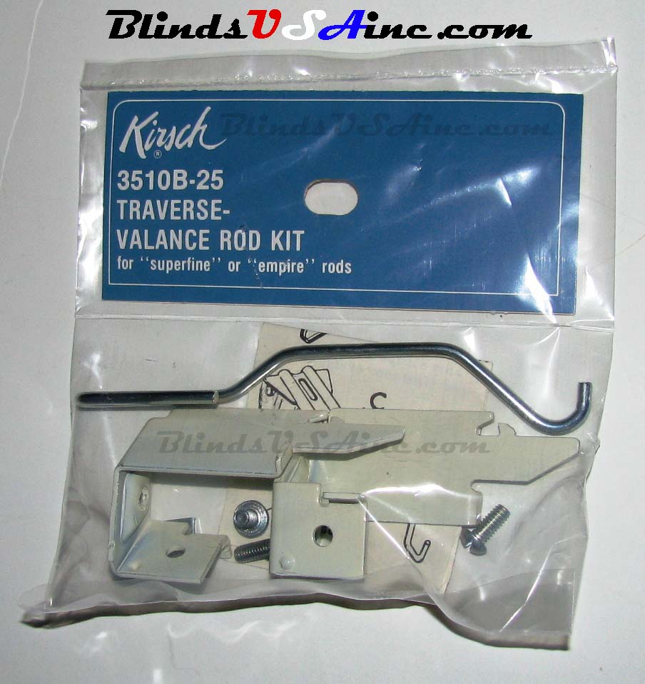 KIRSCH 3510B-25 traverse valance rod kit 