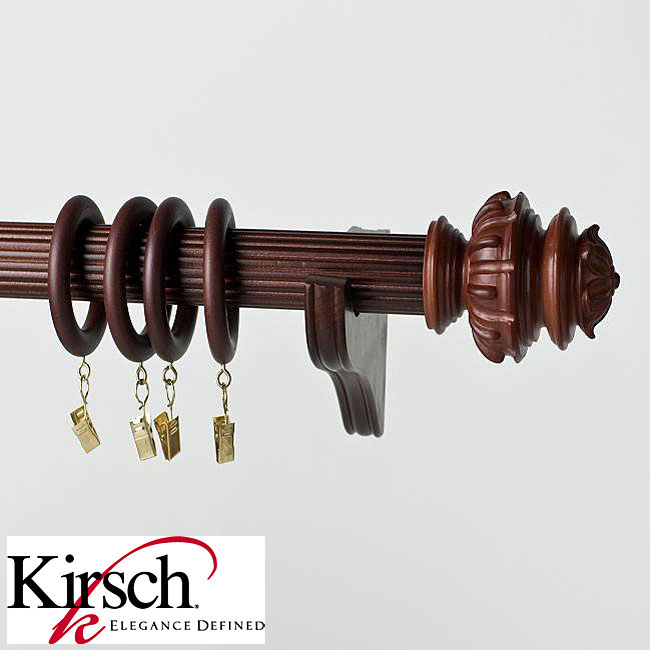 Display photo of Kirsch wook rail and rings