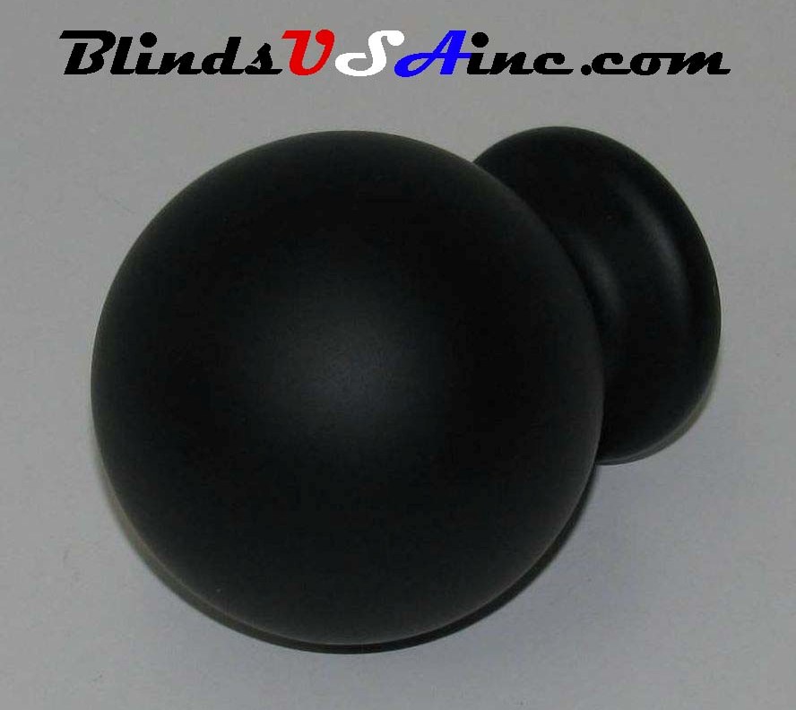 Graber 1-3/8" screw-in finial Elite Simplicity Ball, part #3-414-39 front view